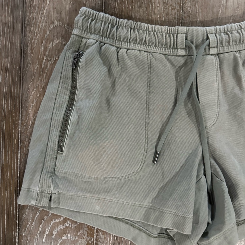 Athleta Sage Green Athletic Shorts - Picture 2 of 8